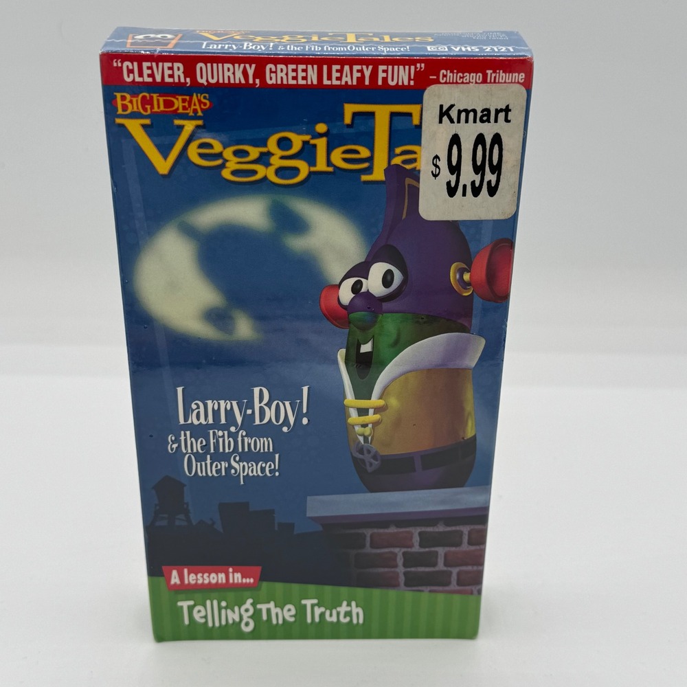 VeggieTales Larry-Boy and the Fib from Outer Space VHS 1997 New Sealed